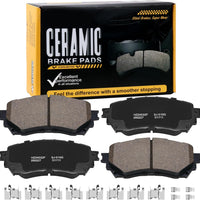 HECHENQICHE D1711 Front Ceramic Brake Pads Kit Fit For Mazda 6 2014-2021