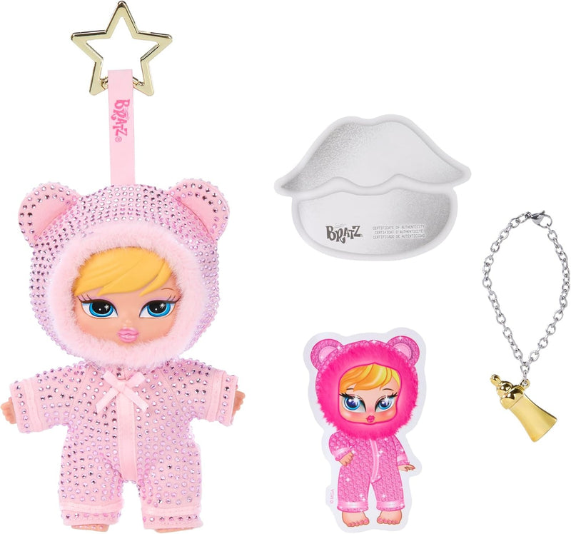 Bratziez Bling Seriez 25th Anniversary Plush Blind Box with Charm Clip and Accessory, Collectible Characters