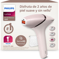 Philips Lumea Serie 9900, depiladora IPL con Inteligencia Artificial, tratamiento personalizado, 4 accesorios para el cuerpo, la cara, la zona del bikini y las axilas, con cable y sin cable, BRI951/00