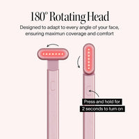 Solawave Varita de Terapia de Luz Roja 4 en 1 para Cara y Cuello