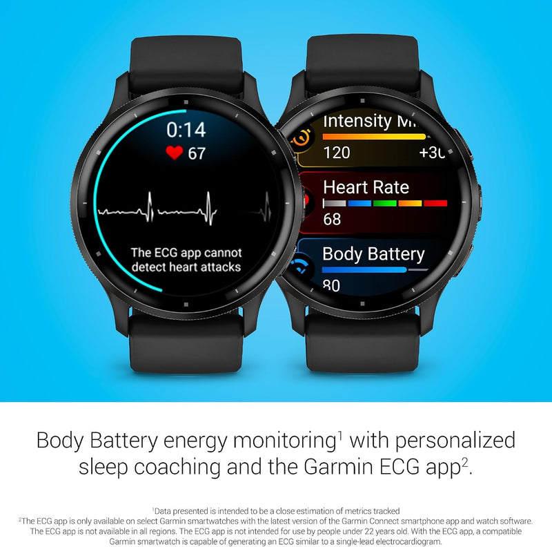 Garmin Venu® 3, Premium Fitness Smartwatch, 45mm, Black
