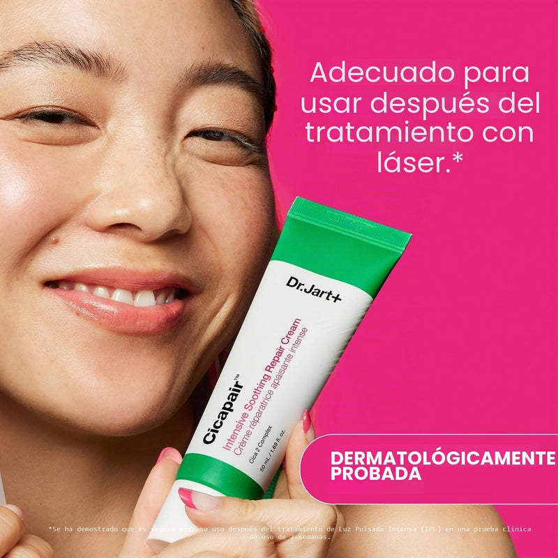 Dr.Jart+ Cicapair Sensitive Skin Korean Face Moisturizer for Redness and Barrier Repair with Centella Asiatica
