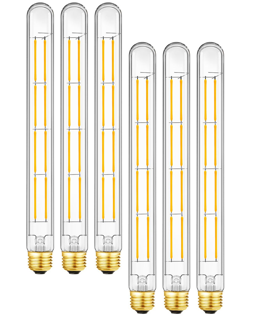 LVYE T10 Tubular Bulbs Dimmable Led Light 3000K Bulb E26 Medium Base 10W