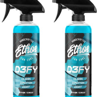 Ethos Defy - 3 in 1 Ceramic Coating - Waterless Car Wash Spray & Wax - Car Wax Spray Rnseless Wash - Hydrophobic Top Coa