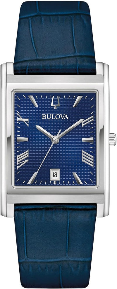 Bulova Men's Classic Sutton 3-Hand Calendar Quartz Leather Strap