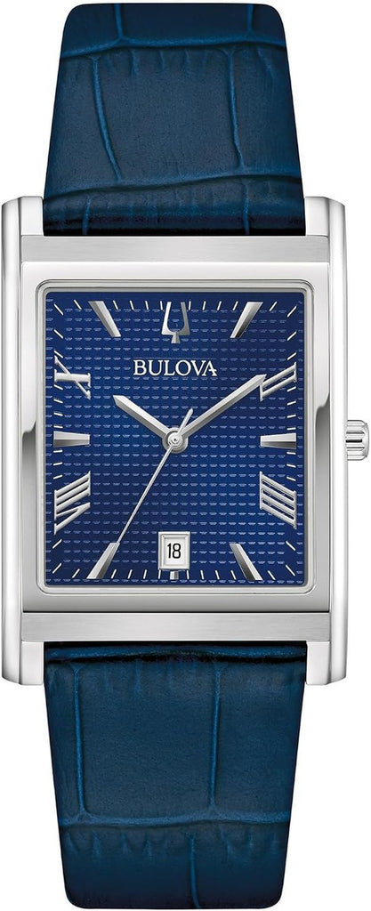 Bulova Men's Classic Sutton 3-Hand Calendar Quartz Leather Strap