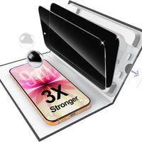 ruwa Privacy Screen Protector for iPhone 15 Pro Max 6.7-inch [2-Pack] Anti-peep Tempered Glass witch Bubble&Dust Free Bo