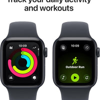Apple Watch SE 3 [GPS + Cellular 40mm] Smartwatch with Midnight Aluminum Case with Midnight Sport Band - S/M. Fitness and Sleep Trackers, Heart Rate Monitor, Always-On Display, Water Resistant