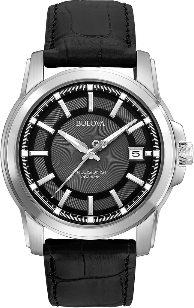 Bulova Men's 3-Hand Precisionist Calendar Watch in Stainless Steel