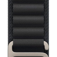 Apple Watch Band - Alpine Loop - 49mm - Black - Small - Natural Titanium Finish