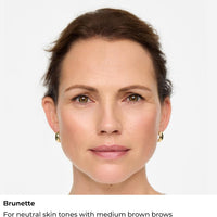 Gel para cejas WUNDERBROW, resistente al agua, a prueba de manchas, de larga duración, tono: morena, vegano y libre de crueldad animal