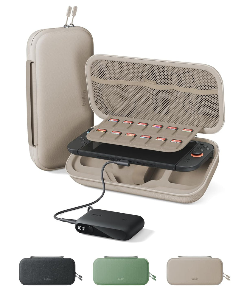 Belkin Nintendo Switch 2 Charging Case with 10000mAh Power Bank Charger 20W