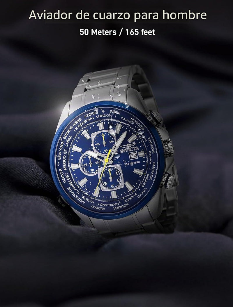 Invicta Aviator Men 50mm Quartz