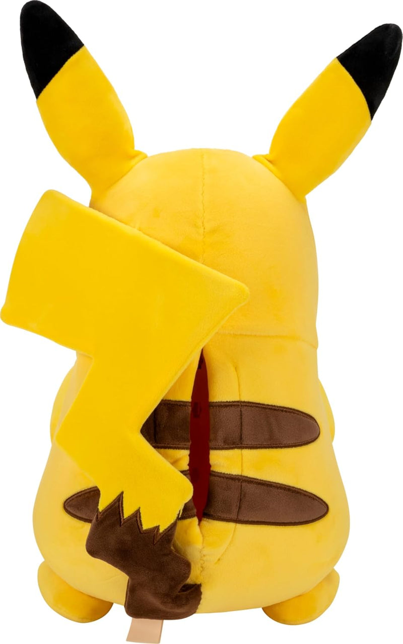 Pokémon Pikachu Puppetronic de RealFX - Peluche interactivo de 16 pulgadas con más de 120