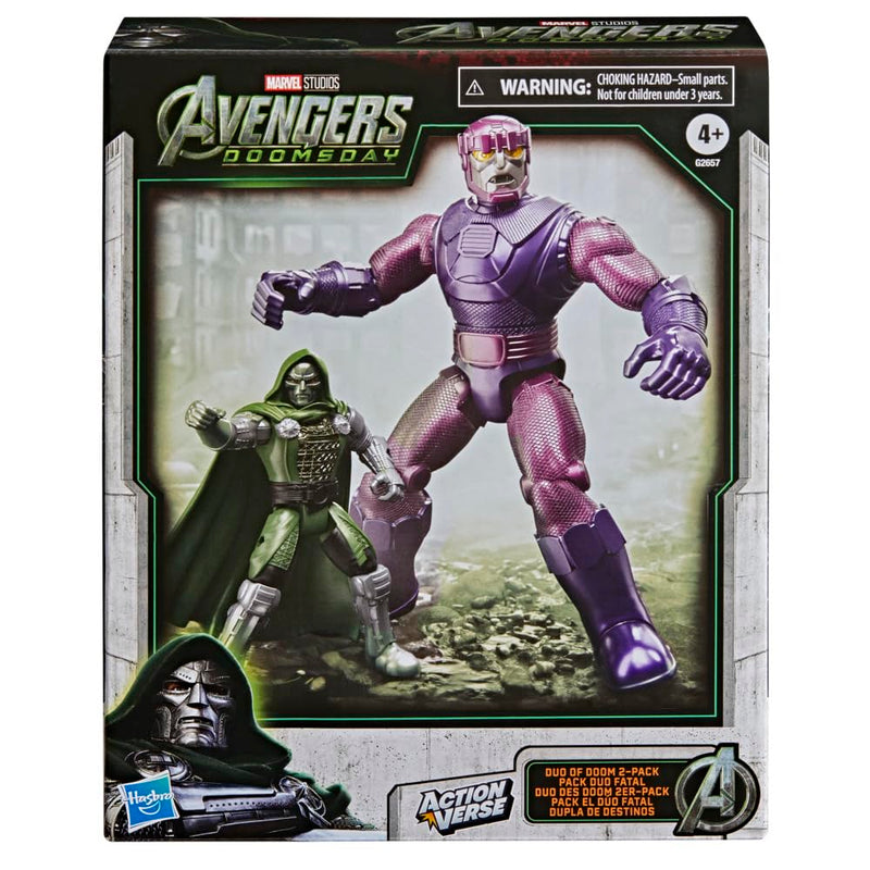 Marvel ActionVerse Duo of Doom Pack de 2 Figuras