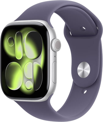 Apple Watch Series 11 GPS 46mm - Plateado / Correa Purple Fog