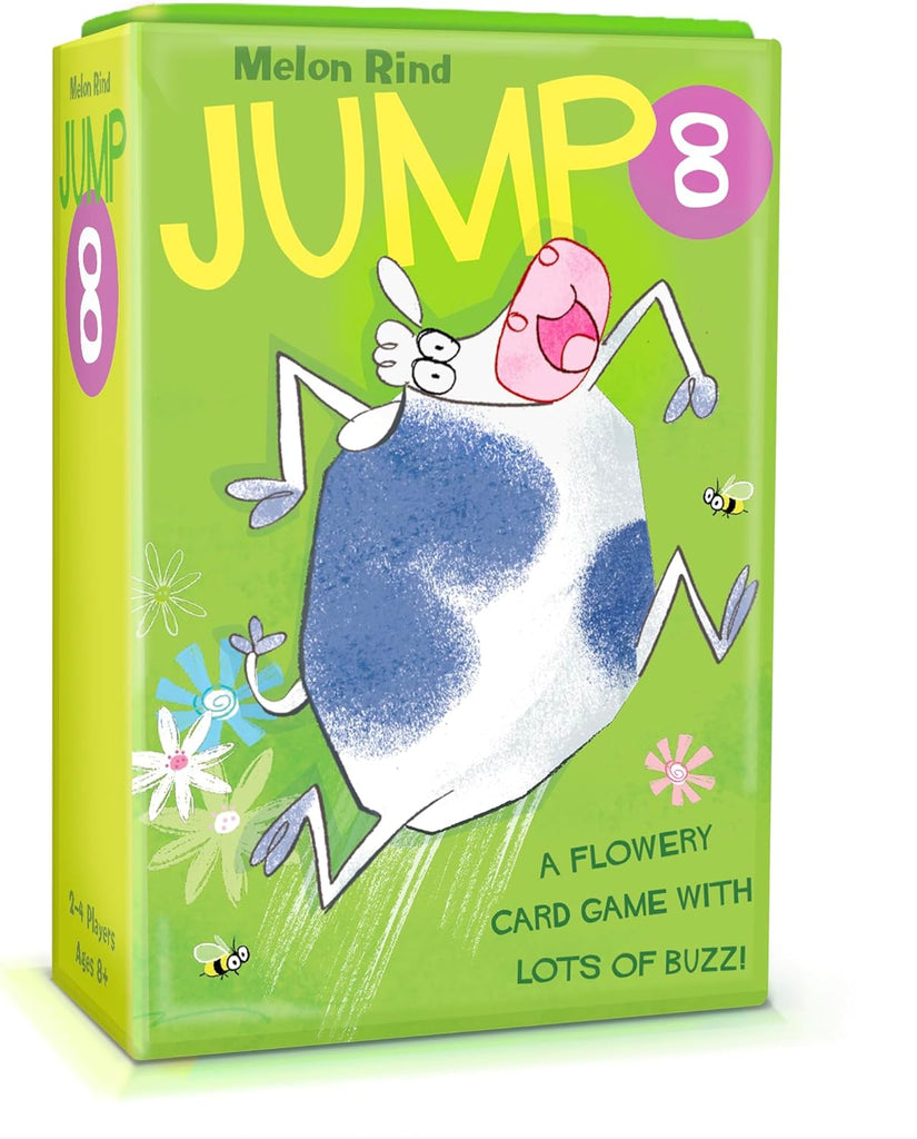 Melon Rind Jump 8, Math Game for Kids Learning Multiples of 8, Lively, Fun Card Game, Quick Activity for Boosting Math C