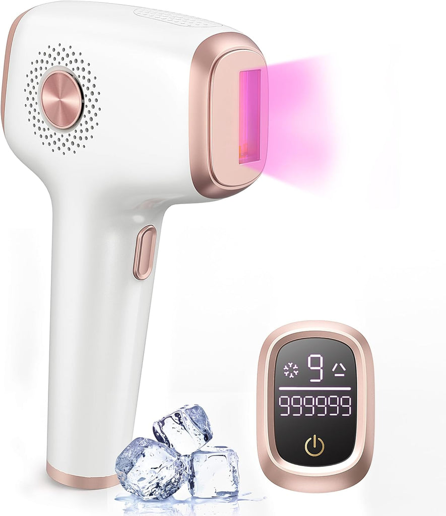INNZA - Depiladora IPL con función de enfriamiento por hielo para mujeres, resultados duraderos, 999,999 destellos, dispositivo de depilación sin dolor para axilas, piernas, brazos, línea de bikini
