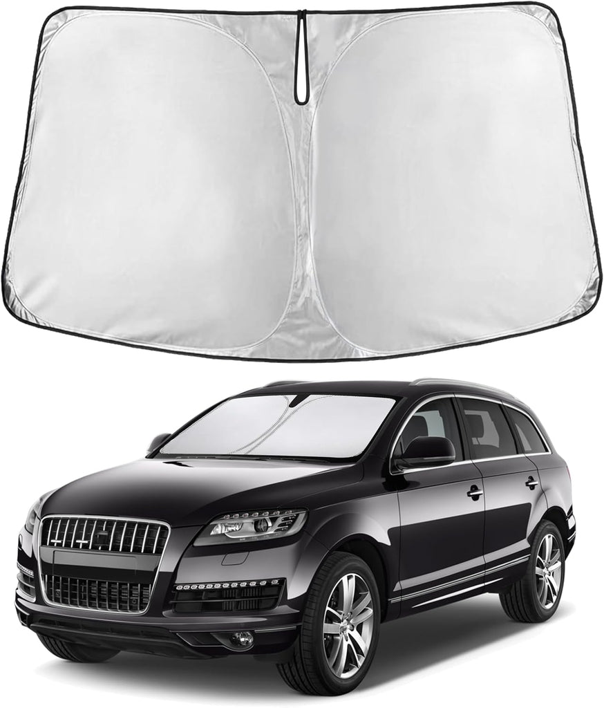 EcoNour Windshield Sunshade Compatible for Audi Q7 2007-2013 2014 2015