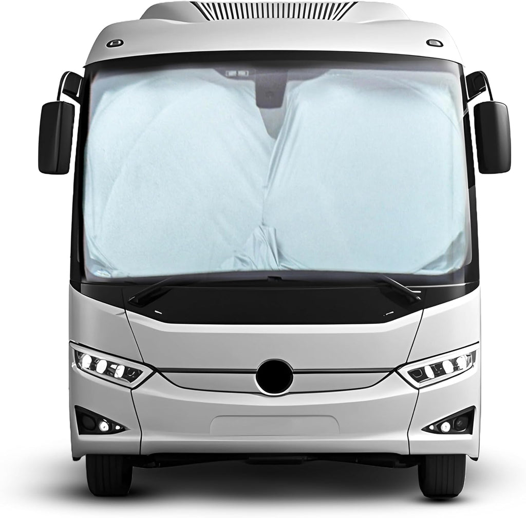 EcoNour RV Windshield Sun Shade, Foldable Cover for RVs & Motorhomes
