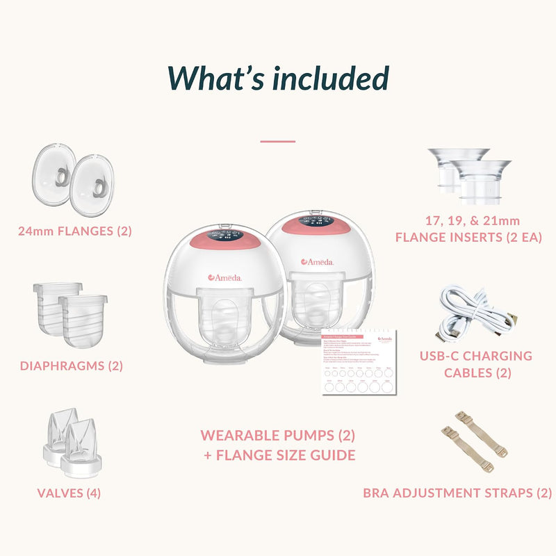 Ameda GLO Extractor de Leche Manos Libres Grado Hospitalario