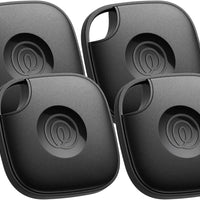 Life360 Tile - Bluetooth Tracker, Keys Finder and Item Locator for Keys, Bags and More. Phone Finder. Both iOS and Android Compatible. 4-Pack (Black)