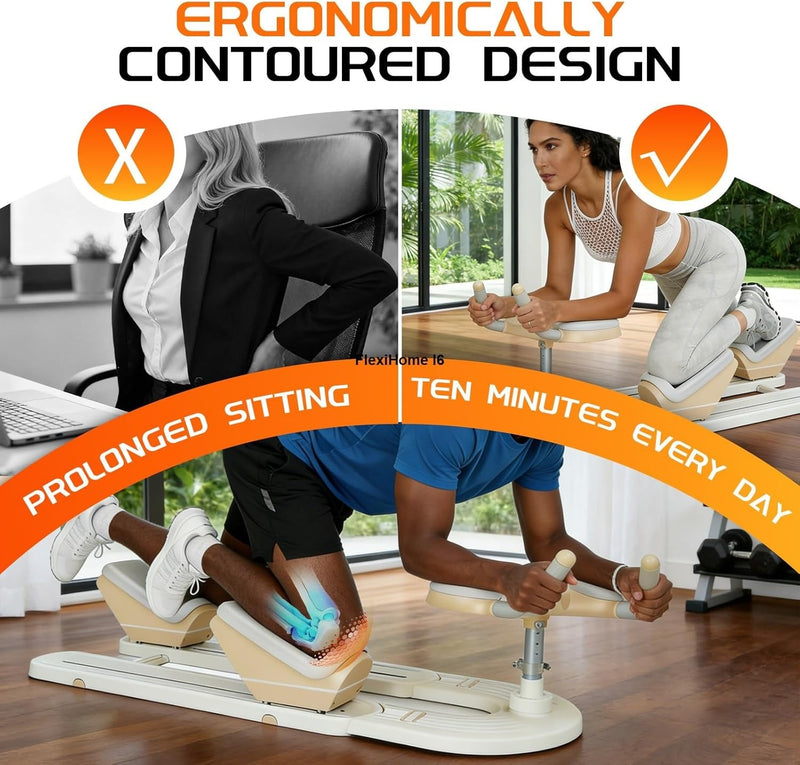 Máquina de ejercicios para gimnasio en casa con torsión y estiramiento de columna
