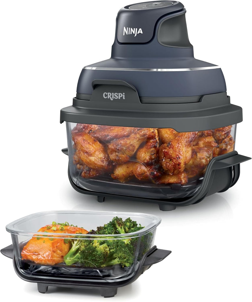 Ninja Crispi 4 in 1 Glass Air Fryer, 450°F, Non Toxic, 4QT and 6 Cup