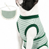 Surgery Recovery Suit for Female Male Dog, Soft Onesie After Spay Neuter,S+