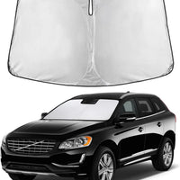 EcoNour Windshield Sunshade Compatible for Volvo XC60 2010-2015 2016 2017, Sun Visor for Front Windshield & Window Sun S