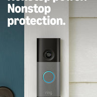 Ring Wired Doorbell 2K (newest model), Retinal 2K with wide-angle video, up to 6x Enhanced Zoom, and Two-Way Talk, Speckled Gray