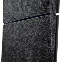 MightySkins Skin Compatible with PlayStation 5 PS5 Slim Digital Edition Console Only - Black Leather | Protective, Durab