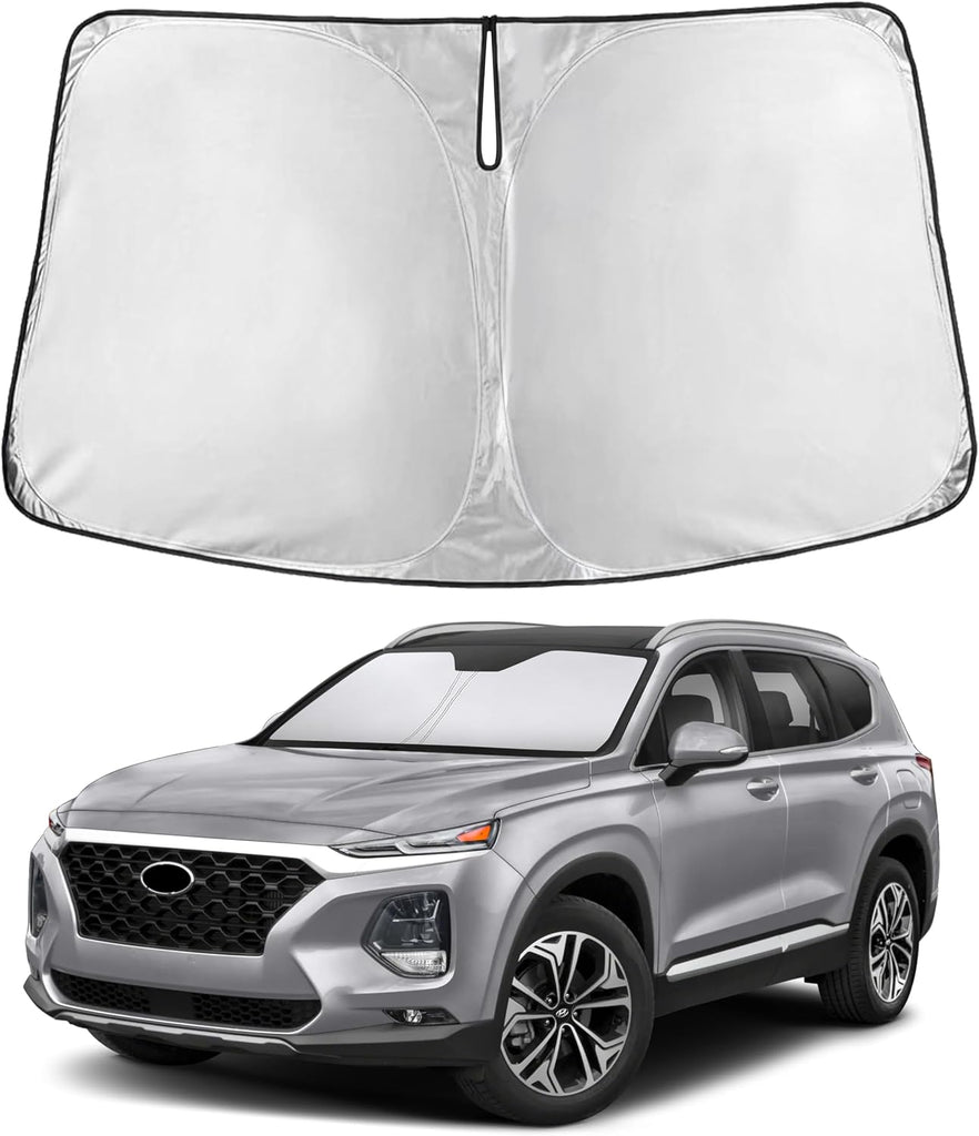 EcoNour Windshield Sunshade Compatible for Hyundai Santafe 2013-2017 2018