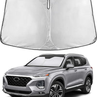 EcoNour Windshield Sunshade Compatible for Hyundai Santafe 2013-2017 2018