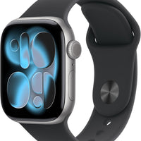 Apple Watch Series 11 GPS 42mm - Gris Espacial / Correa Negra