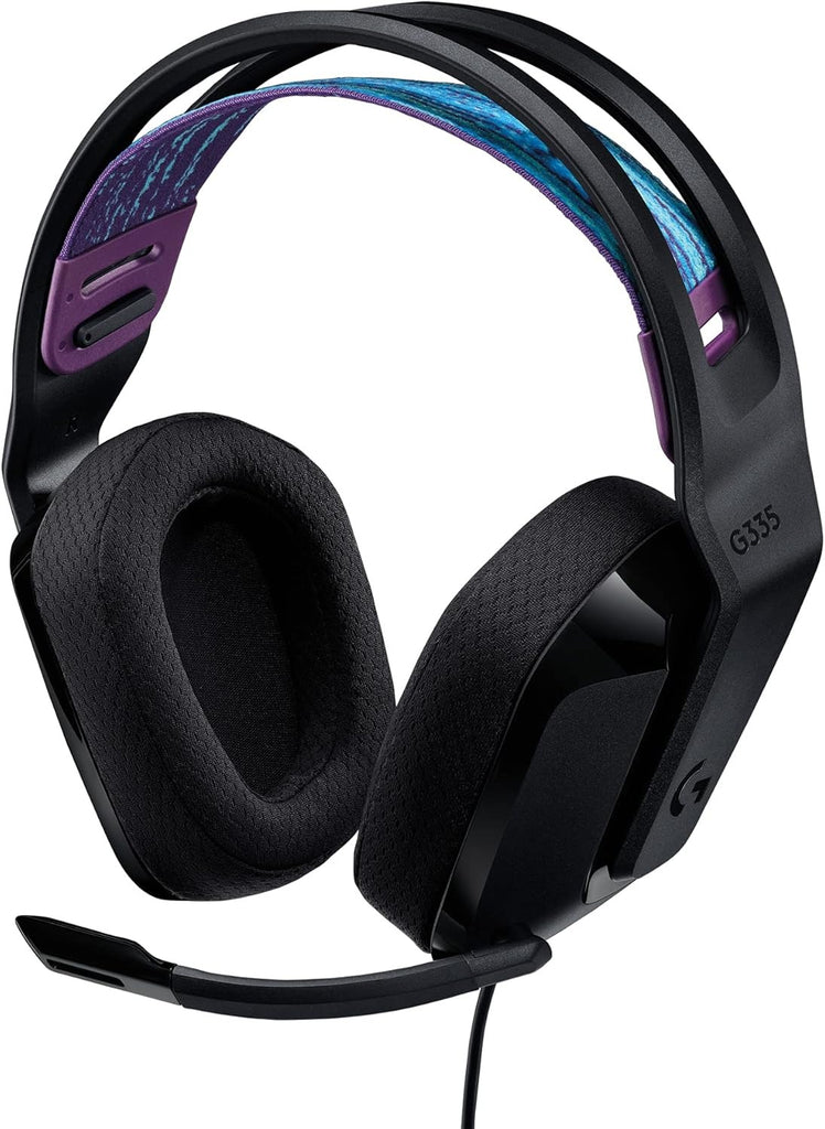 Logitech G335 - Wired Gaming Headset with Flip-to-Mute Mic, 3.5mm