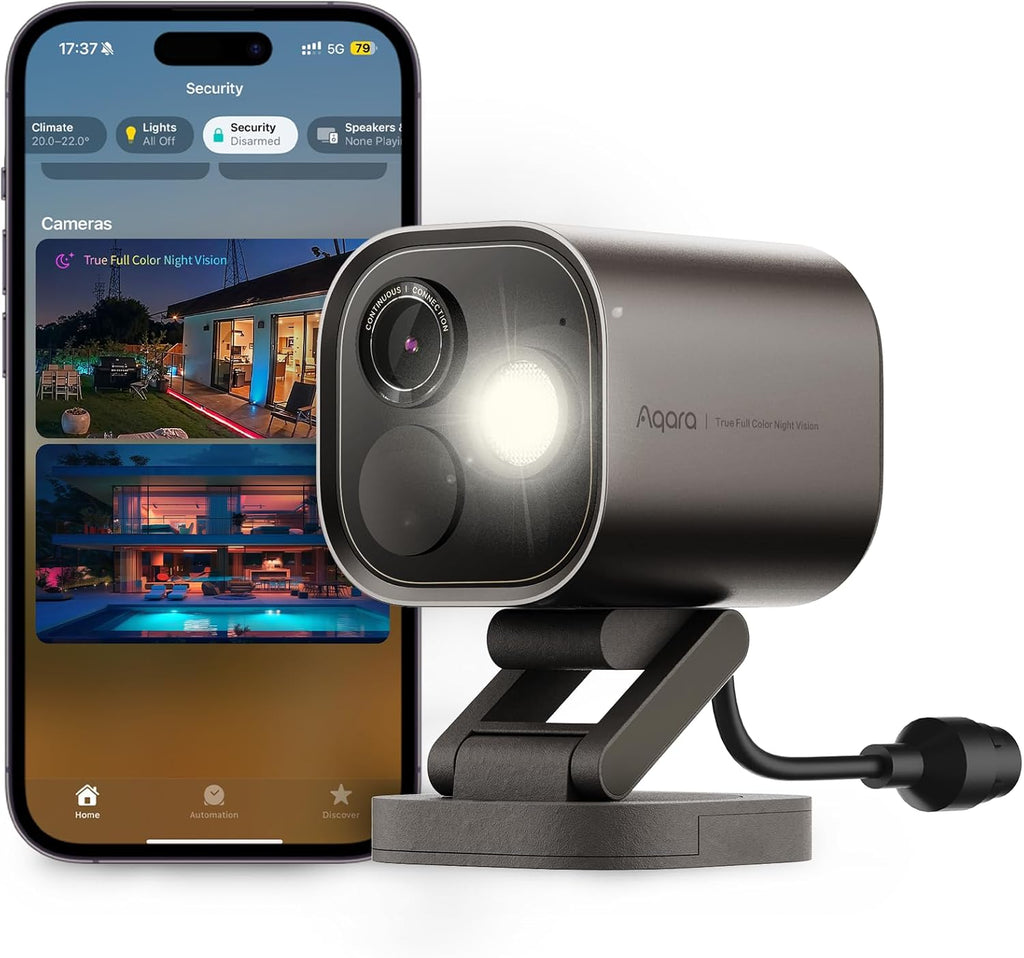Aqara 4MP Camera Hub G5 Pro PoE, True Color Night Vision Security Camera