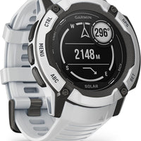 Garmin Instinct® 2X Solar, Rugged Outdoor Smartwatch, 50mm, Whitestone