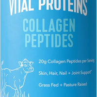 Vital Proteins Péptidos de colágeno en polvo, promueve la salud del cabello, las uñas, la piel, los huesos y las articulaciones, sin sabor 9.33 onzas
