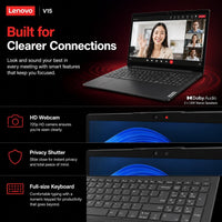 Lenovo New Released 15.6" FHD Business Laptop, AMD Ryzen 3 7320U(Outperforms i7-1065G7) Processor, 16GB DDR5 Ram, 512GB PCIe Storage, Long Battery Life, Wi-Fi 6, Windows 11 Pro with MS365 for Web