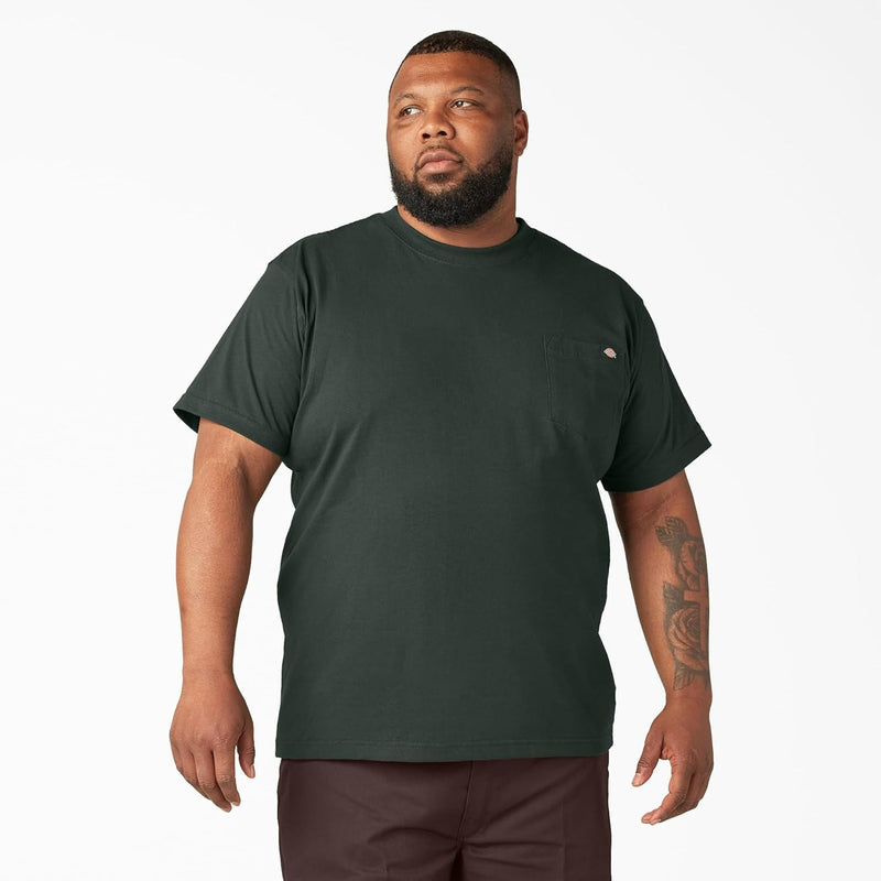 Dickies Men's Heavyweight Heathered Short Sleeve Pocket T-Shirt