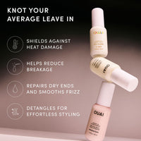 OUAI Acondicionador Sin Enjuague Multifuncional, Protector Termico hasta 450F, Desenredante, Anti-Frizz, Aroma North Bondi, 177ml