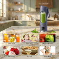 Lilogi Portable Blender, 500ML Blenders for Smoothies with LED Display