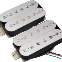 Musiclily Pro LP-OMHA Alnico 5 Humbucker Neck Bridge Pickups Set White