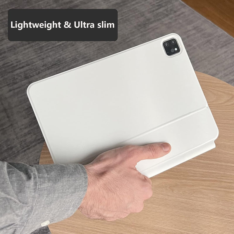 Funda con Teclado Magnético mobee para iPad Pro 13" (M4/M5) - Blanco