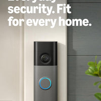 Ring Battery Doorbell 2K (newest model) Retinal 2K with wide-angle video, up to 6x Enhanced Zoom, Two-Way Talk, and Built-In Battery, Speckled Gray