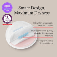 Lansinoh Stay Dry Almohadillas desechables para lactancia
