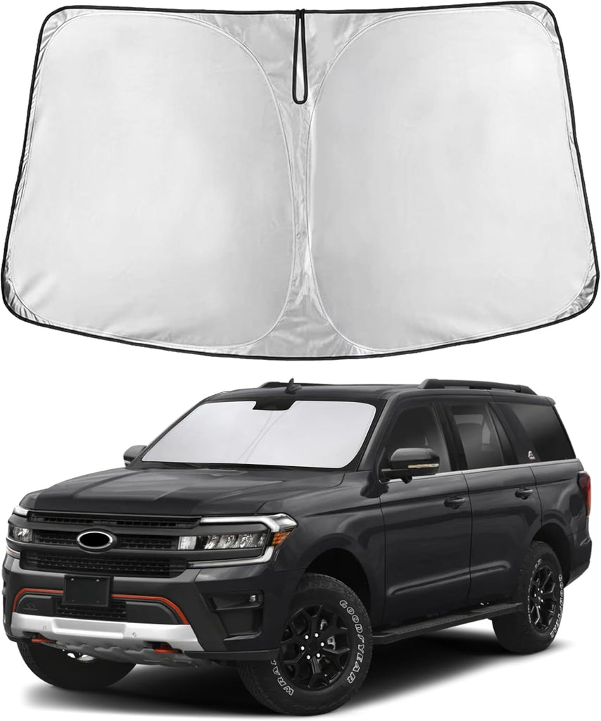 EcoNour Windshield Sunshade Compatible for Ford Expedititon 2018-2024 2025