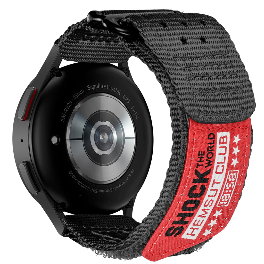 22mm Quick Release Nylon Watch Band, Compatible with Samsung Galaxy Watch 3 45mm/Gear S3 Frontier/Classic, Amazfit GTR 4