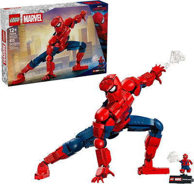 LEGO Marvel Spider-Man Hero Figure - Super Hero Building Toy for Boys & Girls, Ages 12+ - Posable Kids Bedroom, Bookshelf or Desk Decor - Gift for Birthdays - 76346